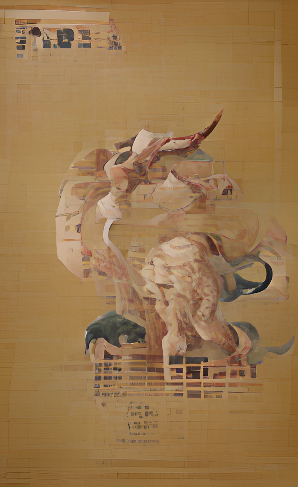 Imagen digital estilo oriental generada a partir de texto con inteligencia artificial, que representa el signo zodiacal de Aries.