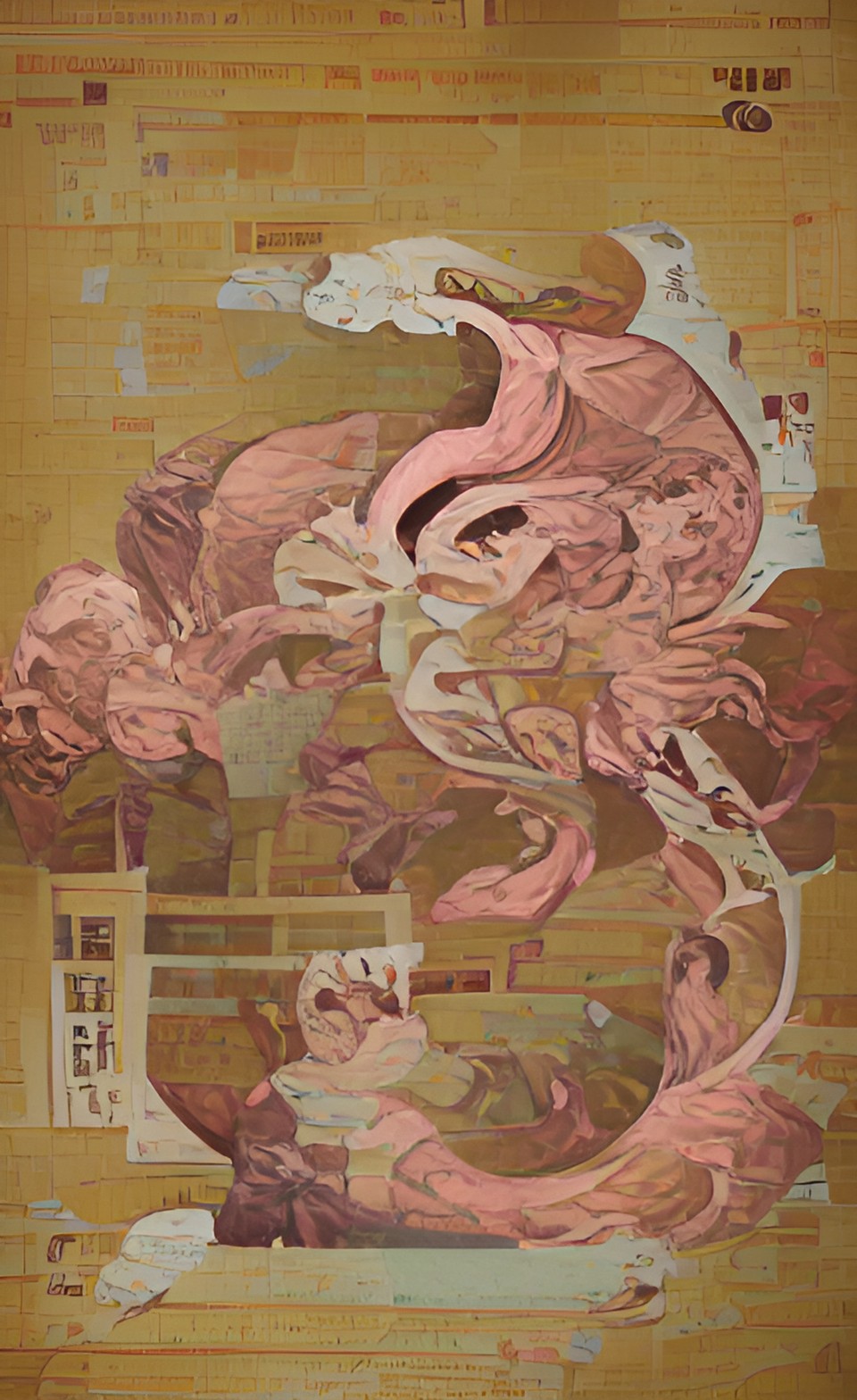 Imagen digital estilo oriental generada a partir de texto con inteligencia artificial, que representa el signo zodiacal de Leo.
