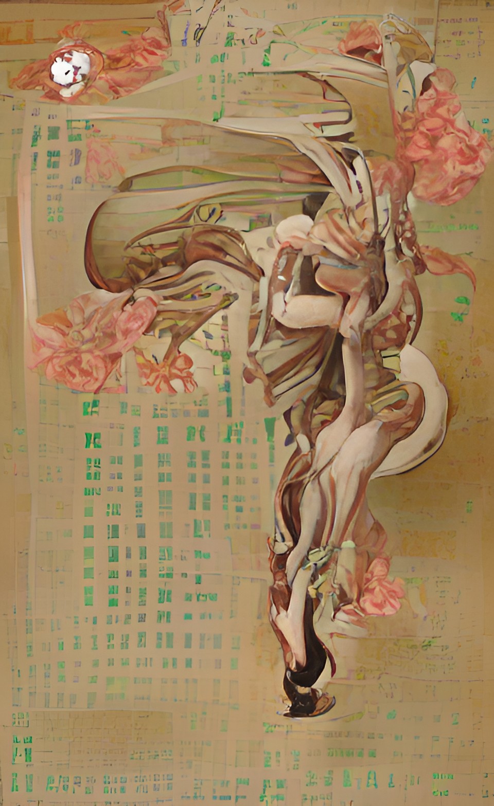 Imagen digital estilo oriental generada a partir de texto con inteligencia artificial, que representa el signo zodiacal de Libra.