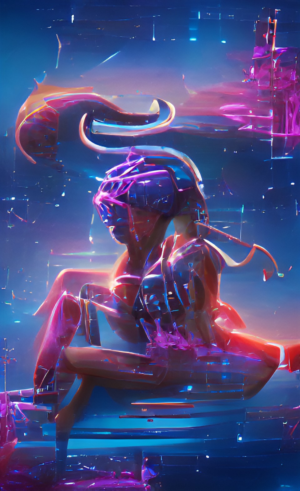 Imagen digital del signo zodiacal de géminis.