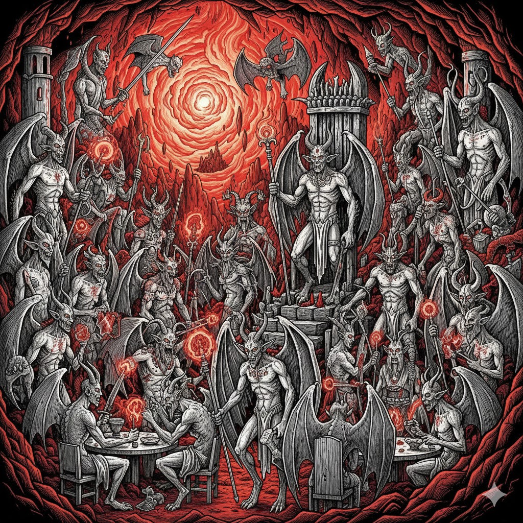 Ars Goetia manuscrito antiguo con sellos de los 72 demonios