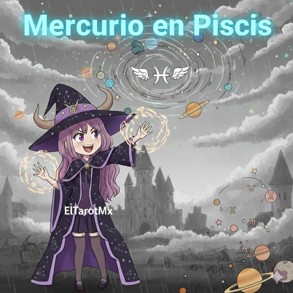 Mercurio en Piscis 2026 significado tránsito astrológico intuitivo