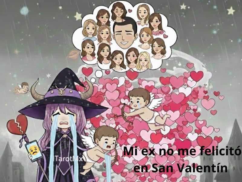 Mi ex no me felicitó en San Valentín. Mujer mirando su celular triste en San Valentín esperando mensaje de su ex