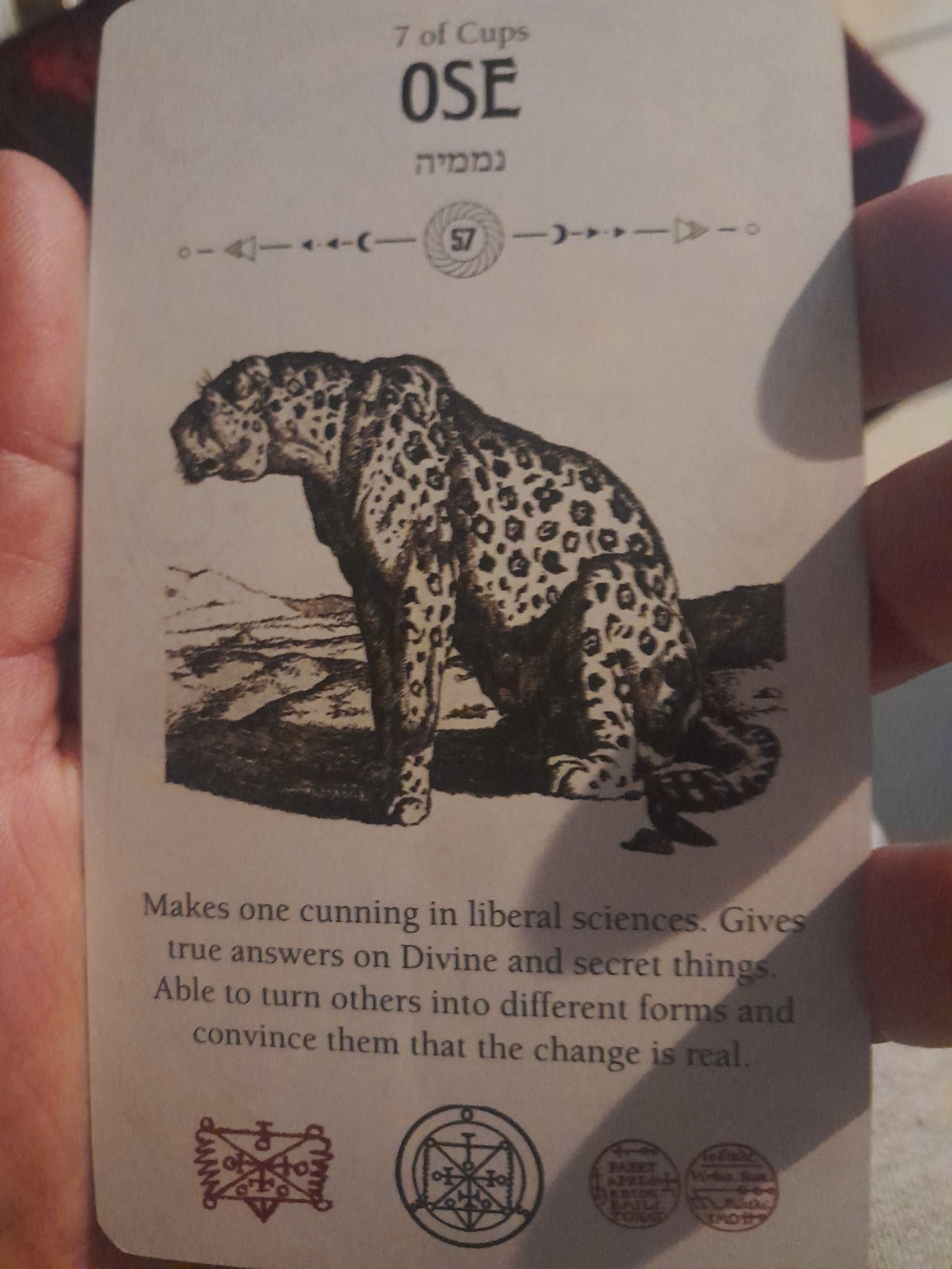 Ose demonio ars goetia significado Ose demon
